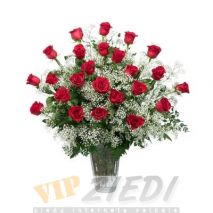 ziedu piegāde: Rožu serenāde: 110.00 €