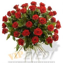 ziedu piegāde: 51 sarkana roze: 199.00 €