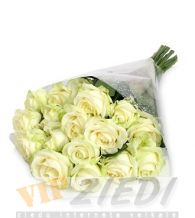 ziedu piegāde: Baltas rozes: 41.00 €