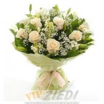 ziedu piegāde: VIP Ziedu Pušķis nr 21: 112.00 €